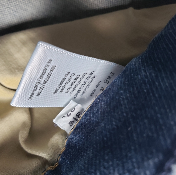 Rag & Bone Denim Slim Fit Jeans - Picture 7 of 14